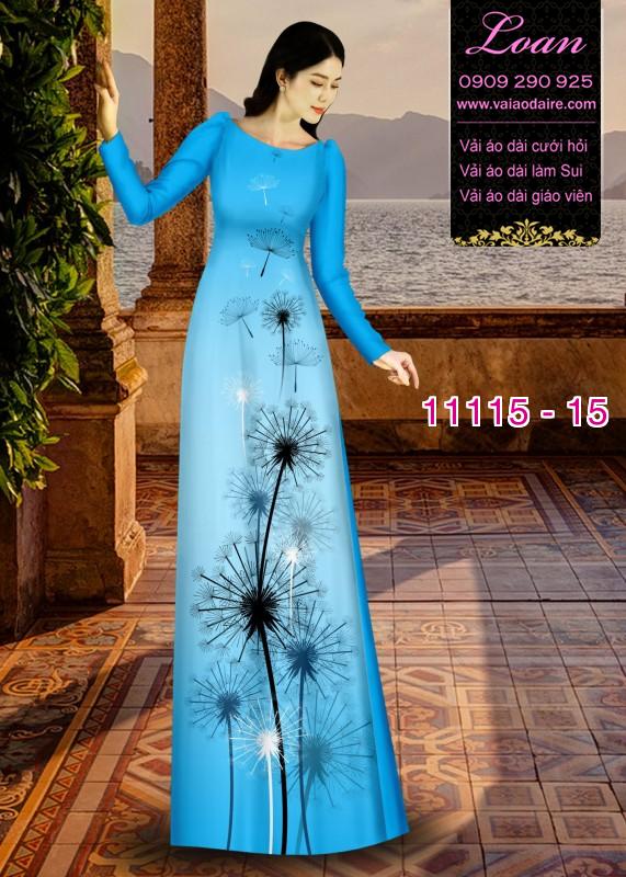 Vải áo dài hoa 3D Vải áo dài hoa 3D