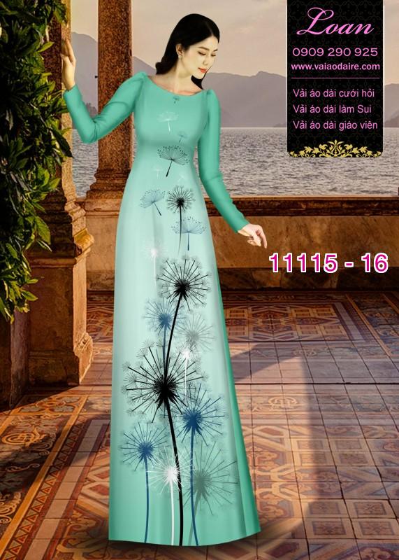 Vải áo dài hoa 3D Vải áo dài hoa 3D