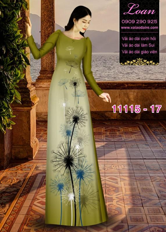 Vải áo dài hoa 3D Vải áo dài hoa 3D