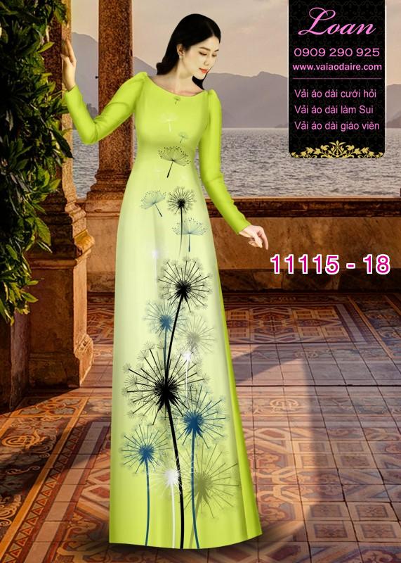 Vải áo dài hoa 3D Vải áo dài hoa 3D