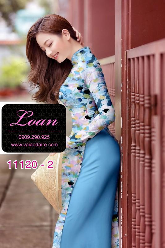 Vải áo dài hoa nhỏ