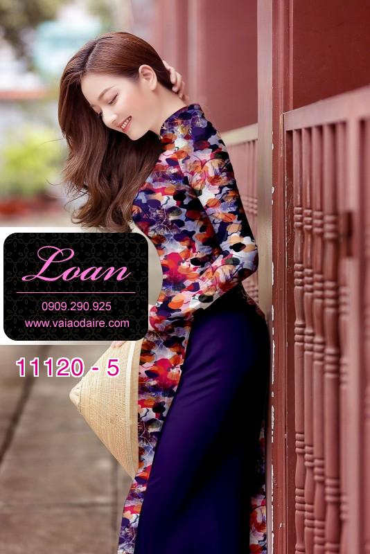 Vải áo dài hoa nhỏ