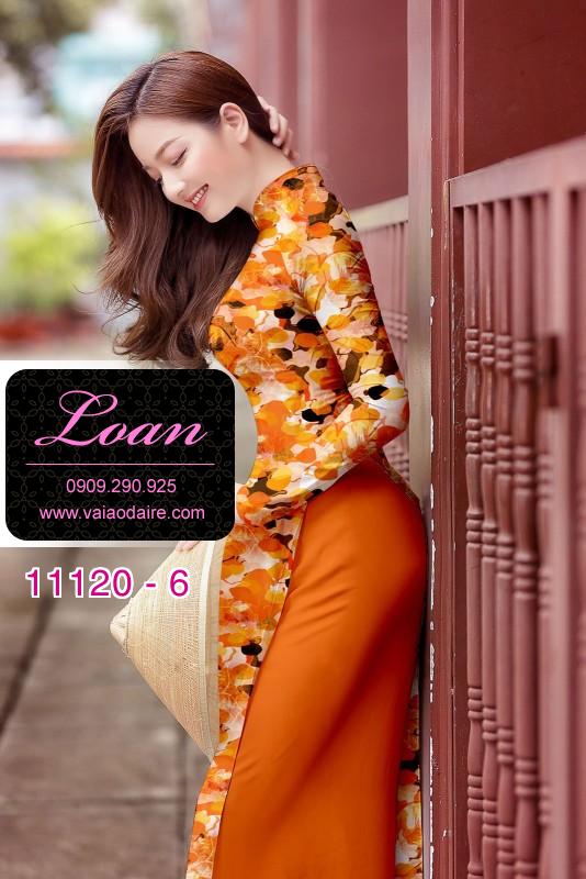 Vải áo dài hoa nhỏ