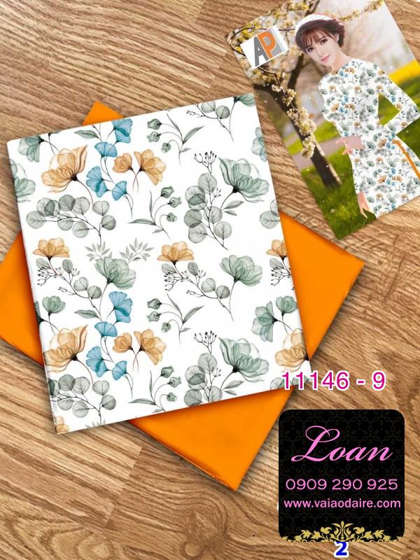 Vải áo dài hoa nhí Vải áo dài hoa nhí