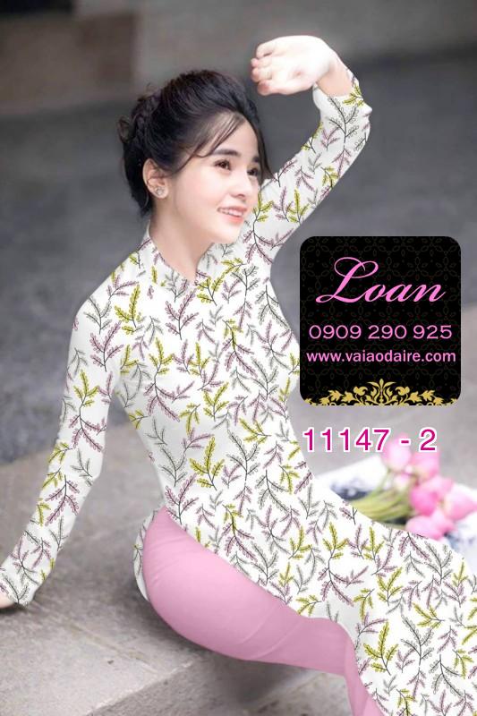 Vải áo dài hoa nhí Vải áo dài hoa nhí