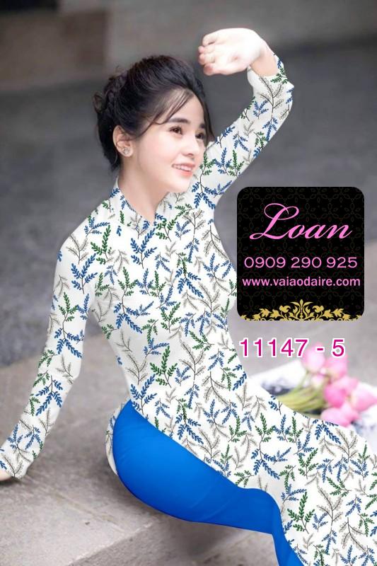 Vải áo dài hoa nhí Vải áo dài hoa nhí