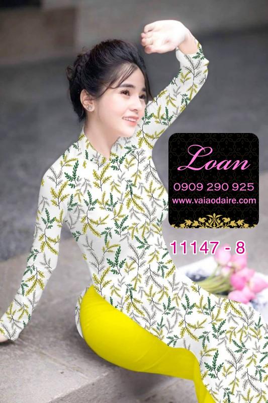 Vải áo dài hoa nhí Vải áo dài hoa nhí