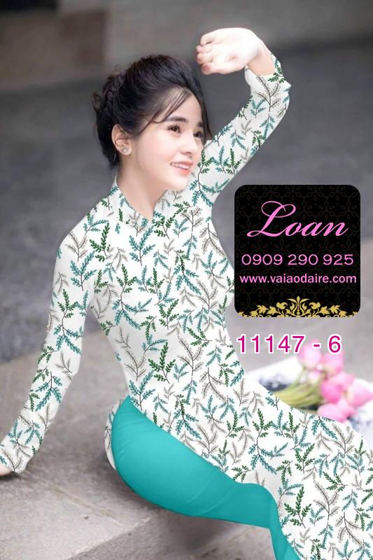 Vải áo dài hoa nhí Vải áo dài hoa nhí