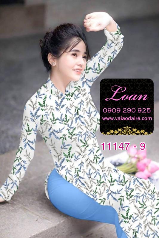 Vải áo dài hoa nhí Vải áo dài hoa nhí
