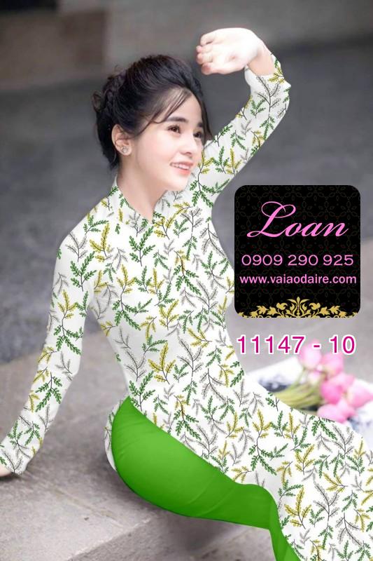 Vải áo dài hoa nhí Vải áo dài hoa nhí