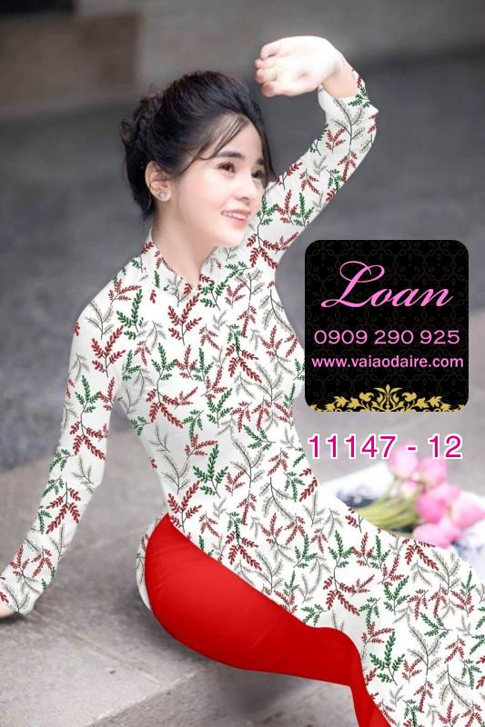 Vải áo dài hoa nhí Vải áo dài hoa nhí