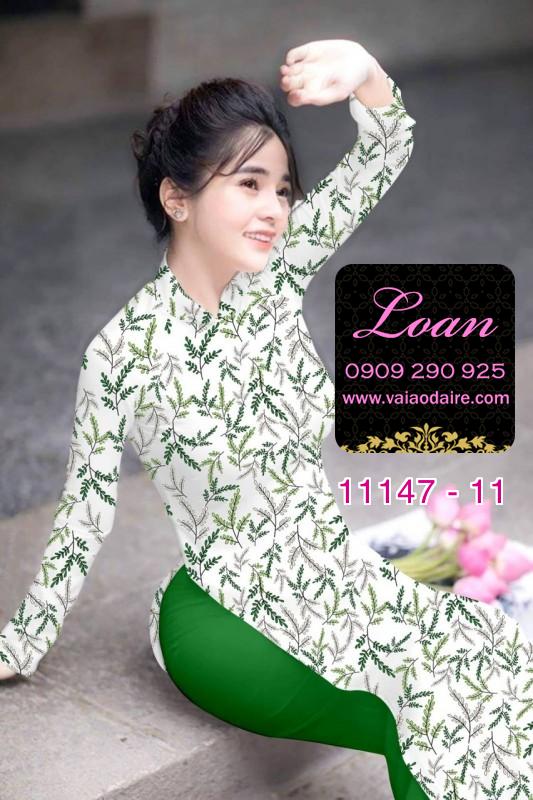 Vải áo dài hoa nhí Vải áo dài hoa nhí