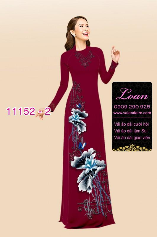 Vải áo dài hoa sen