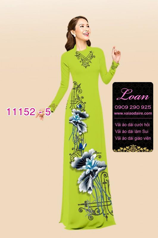 Vải áo dài hoa sen