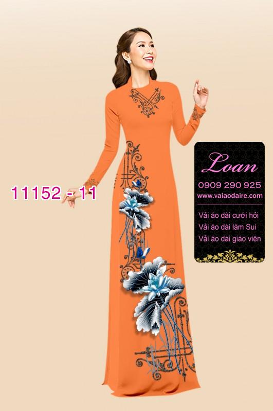Vải áo dài hoa sen