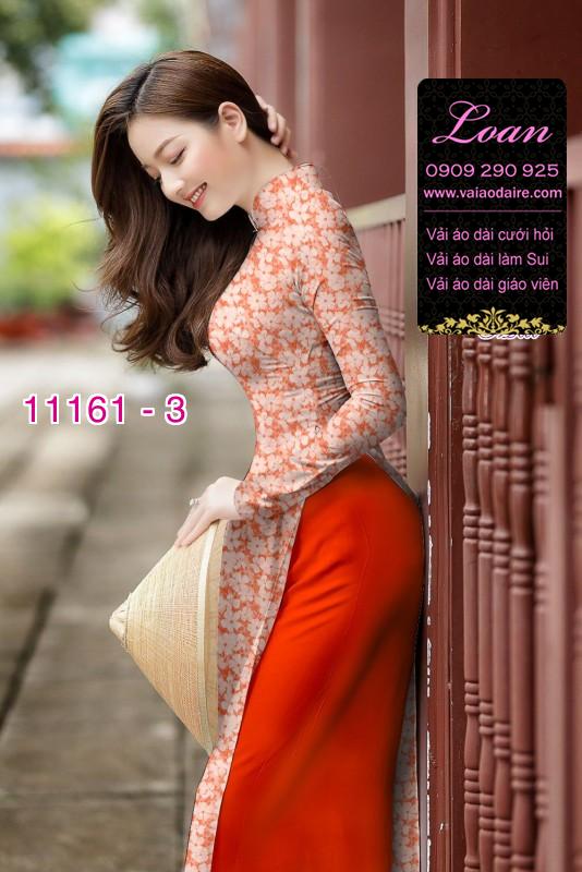 Vải áo dài hoa nhí