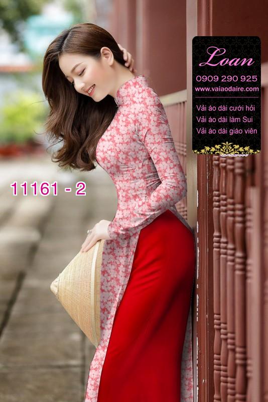 Vải áo dài hoa nhí