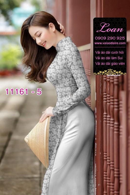 Vải áo dài hoa nhí