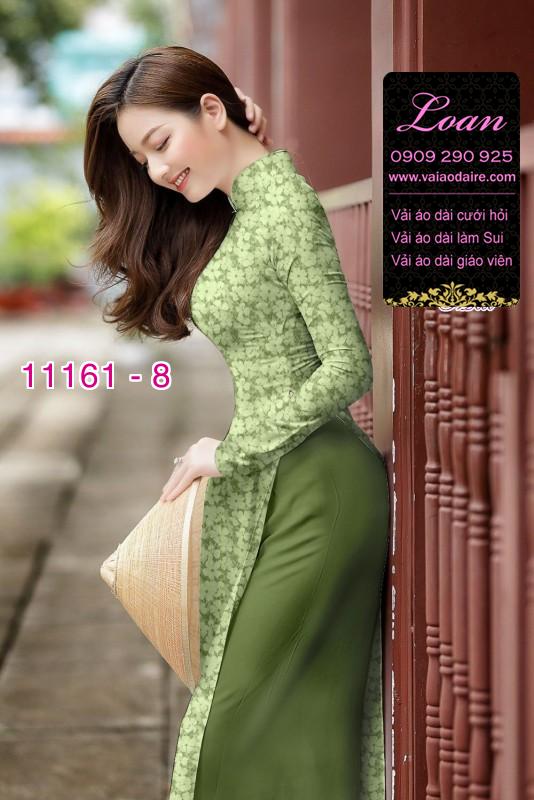 Vải áo dài hoa nhí