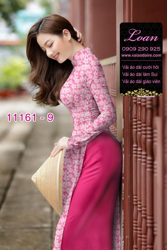 Vải áo dài hoa nhí