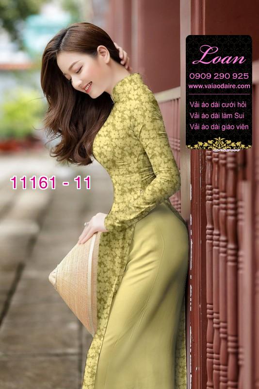 Vải áo dài hoa nhí