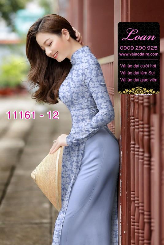 Vải áo dài hoa nhí