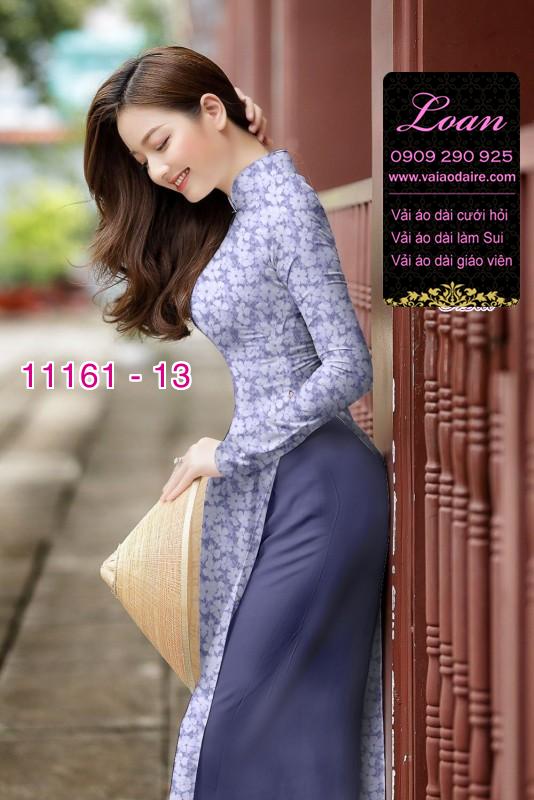 Vải áo dài hoa nhí