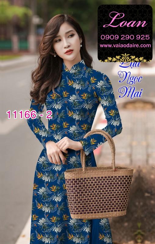 Vải áo dài hoa nhí
