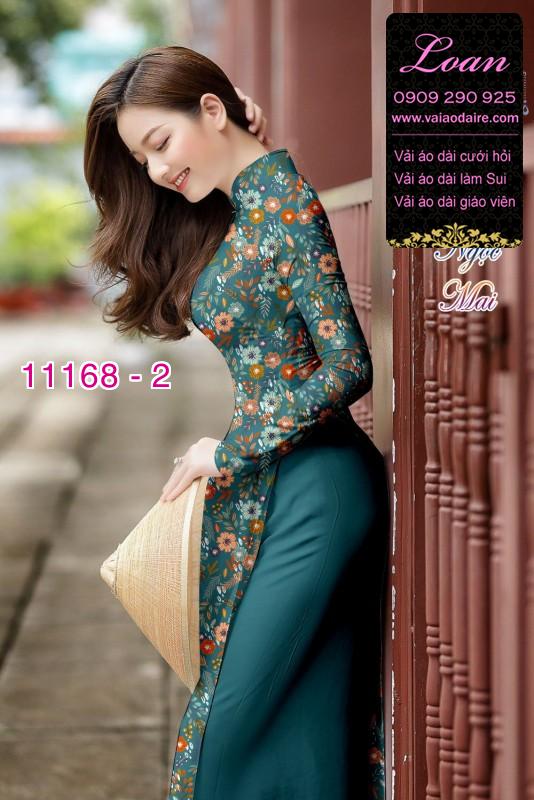 Vải áo dài hoa nhí