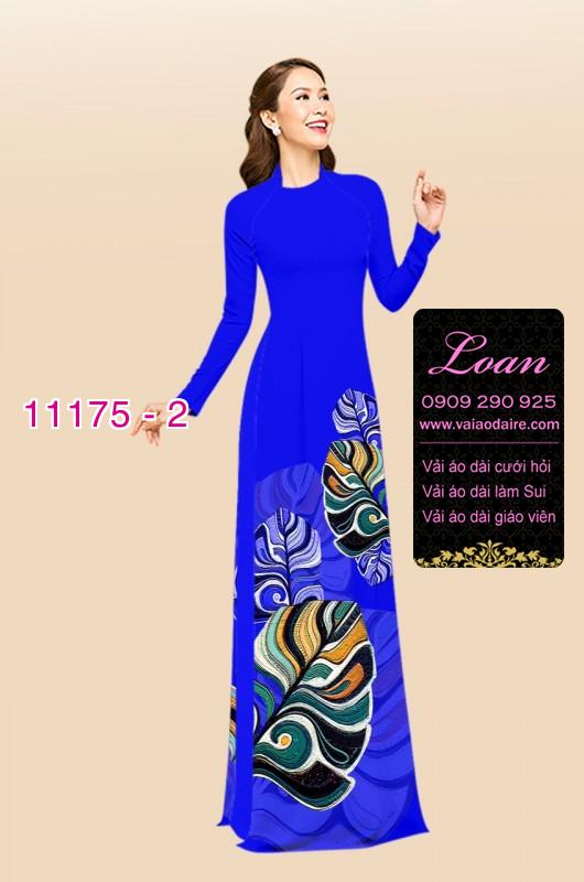 Vải áo dài hoa 3D
