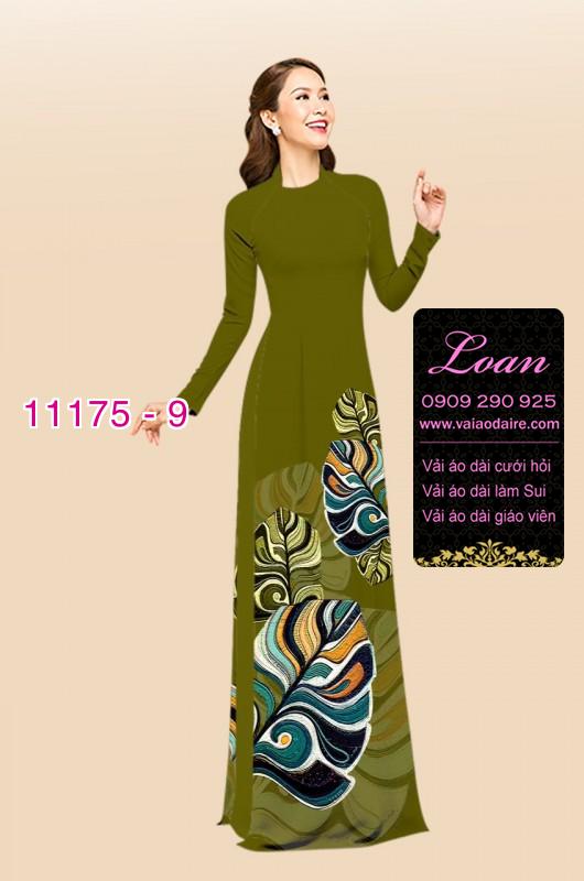 Vải áo dài hoa 3D