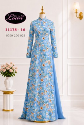 Vải áo dài hoa nhí-11178