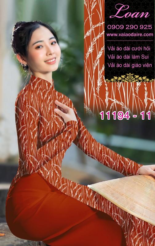 Vải áo dài hoa 3D