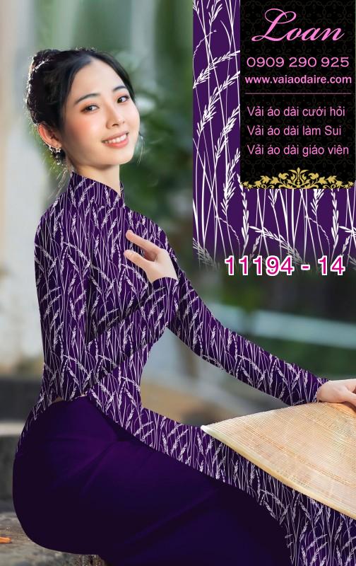 Vải áo dài hoa 3D