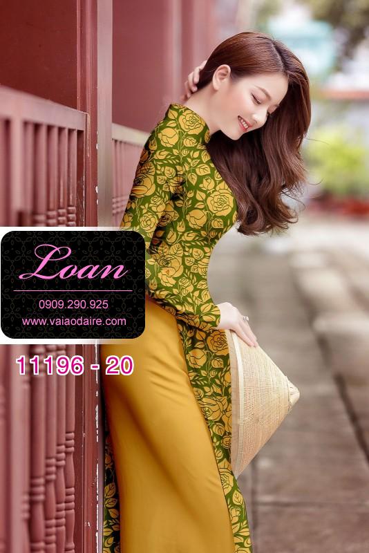 Vải áo dài hoa đều Vải áo dài hoa đều