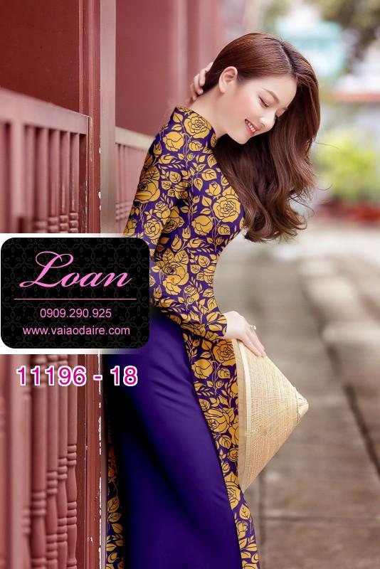 Vải áo dài hoa đều Vải áo dài hoa đều