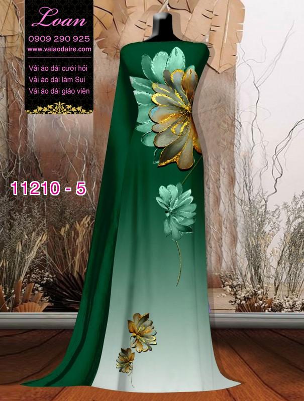 Vải áo dài hoa 3D Vải áo dài hoa 3D