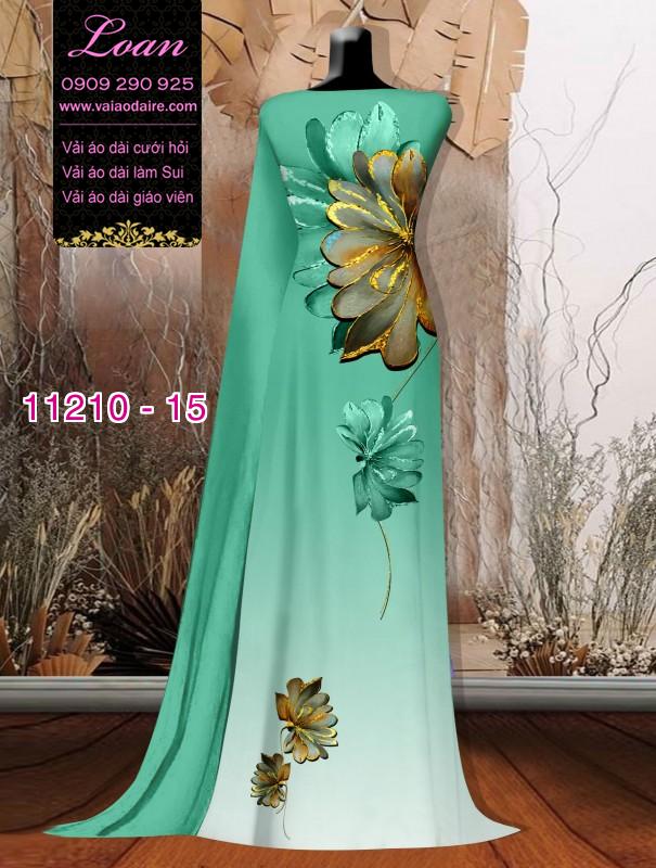Vải áo dài hoa 3D Vải áo dài hoa 3D