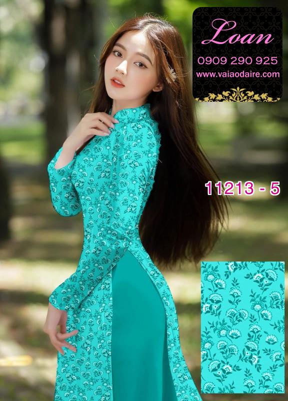 Vải áo dài hoa nhí Vải áo dài hoa nhí