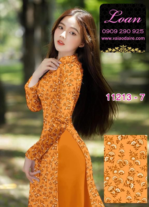 Vải áo dài hoa nhí Vải áo dài hoa nhí