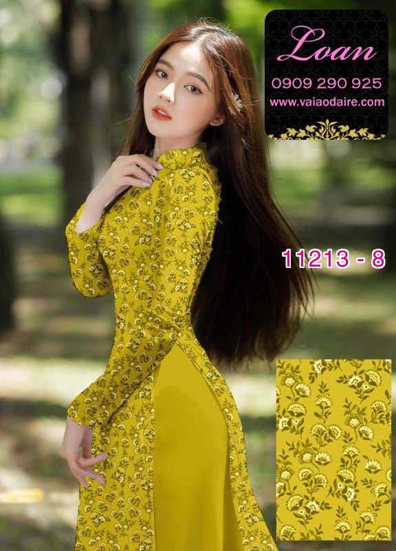 Vải áo dài hoa nhí Vải áo dài hoa nhí