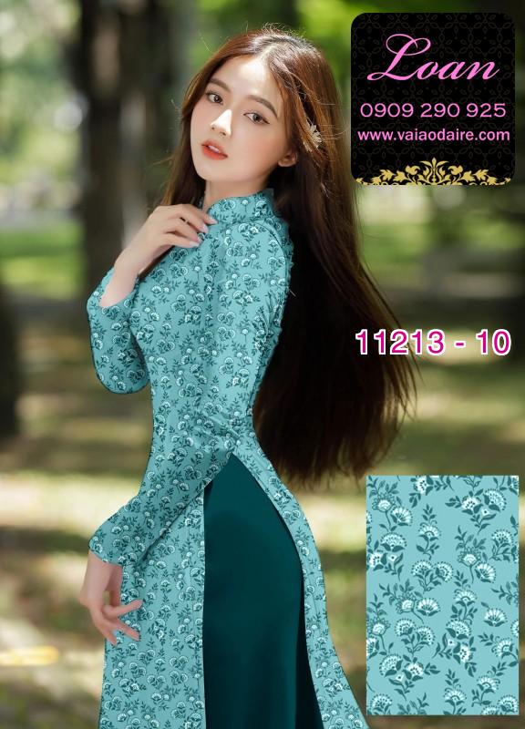 Vải áo dài hoa nhí Vải áo dài hoa nhí