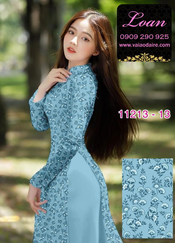 Vải áo dài hoa nhí Vải áo dài hoa nhí