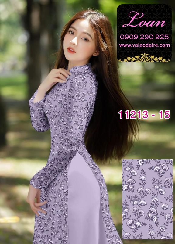 Vải áo dài hoa nhí Vải áo dài hoa nhí