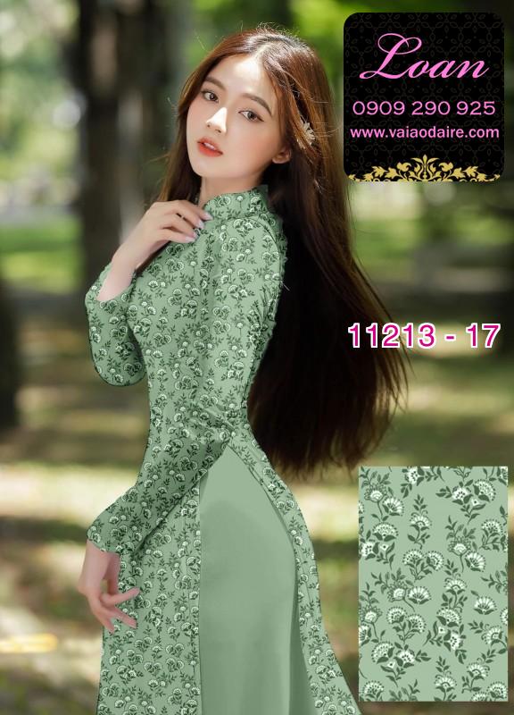 Vải áo dài hoa nhí Vải áo dài hoa nhí