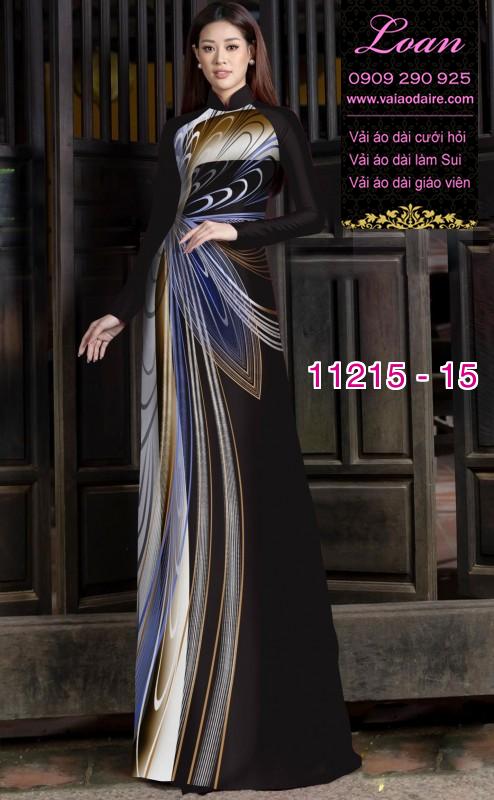 Vải áo dài hoa 3D
