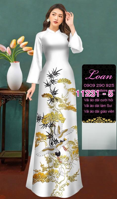Vải áo dài phong cảnh