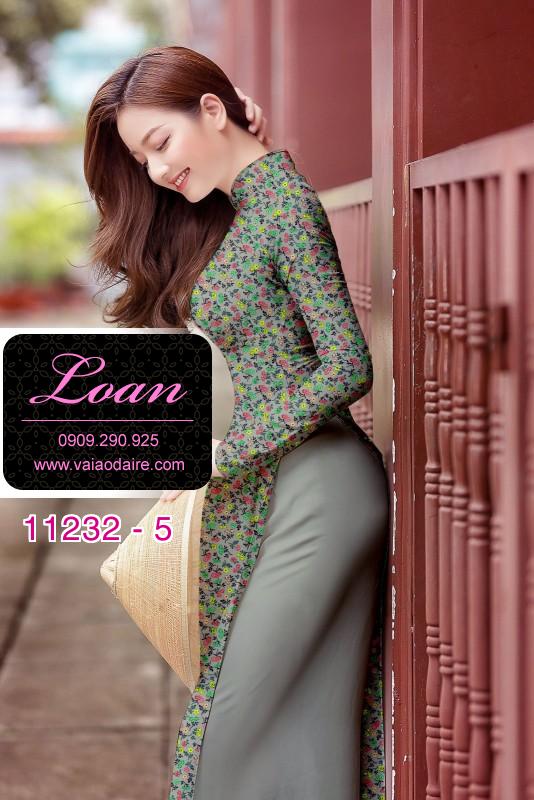 Vải áo dài hoa nhí