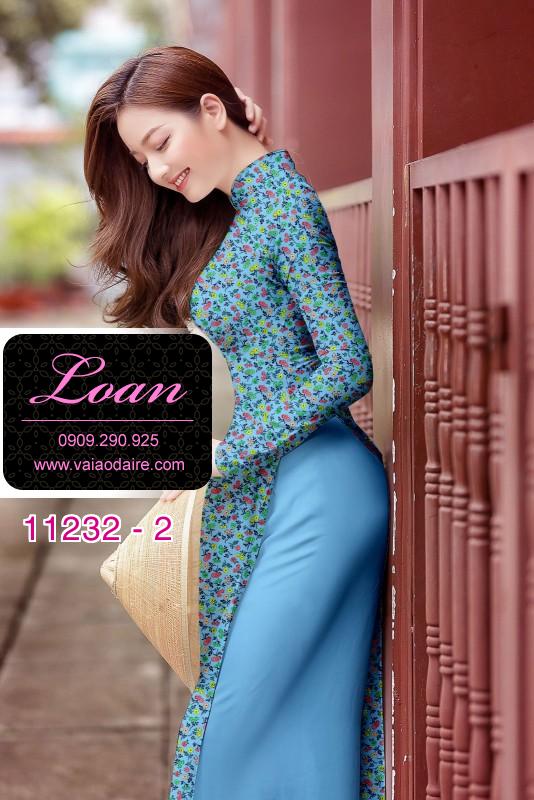 Vải áo dài hoa nhí