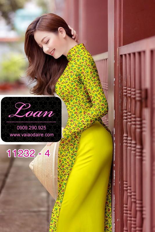 Vải áo dài hoa nhí